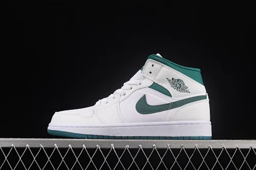 All categories Air Jordan Jordan series basketball shoes Air Jordan 1 Mid Differentiated versions Air Jordan 1 Mid "Mystic Green" AJ1 Joe 1 Mystic Green mid-top basketball shoes CD6859-103